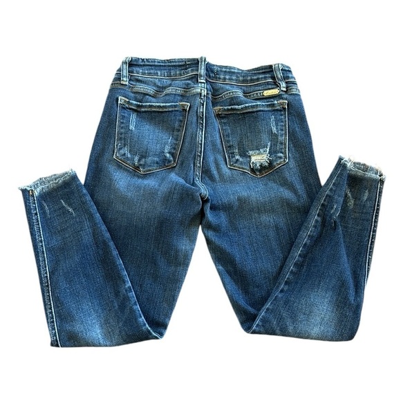 Kancan Estilo Skinny‎ Medium Wash Distressed Denim Jeans Size 29 - Picture 4 of 9